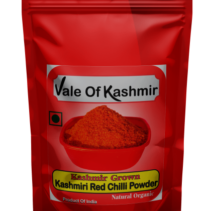 vale of kashmir Kashmiri Mirchi Powder 100% Pure Chilli Powder Pure Organic Mirchi Powder  (250 g)