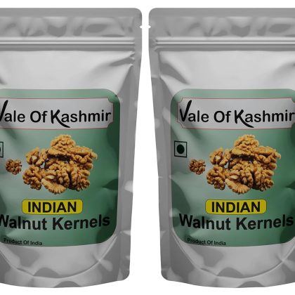 Vale Of Kashmir Indian Walnut Kernels Organic 1 Kg By Vale Of Kashmir, Kashmiri Walnuts Without Shell Akhrot Giri