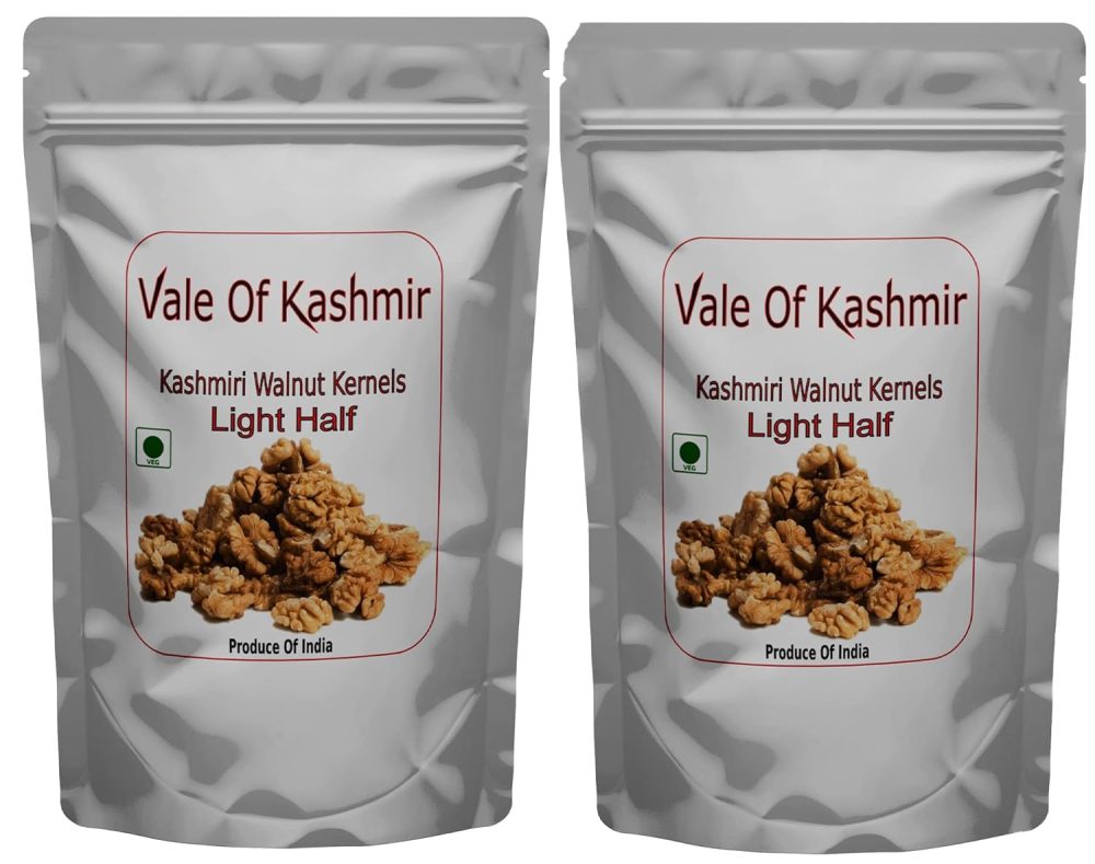 Vale Of Kashmir Kashmiri Walnut Kernels Light Half 1 Kg | Kashmiri Akhrot Giri
