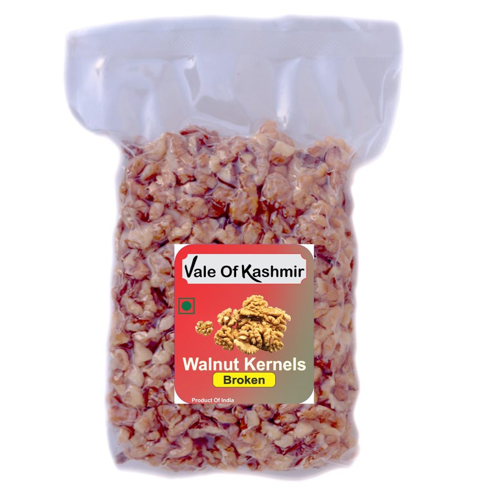 Vale Of Kashmir Walnuts Without Shell Broken 250 Grams, Walnuts Broken Kernels